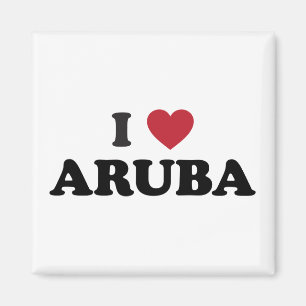Imán Amo Aruba