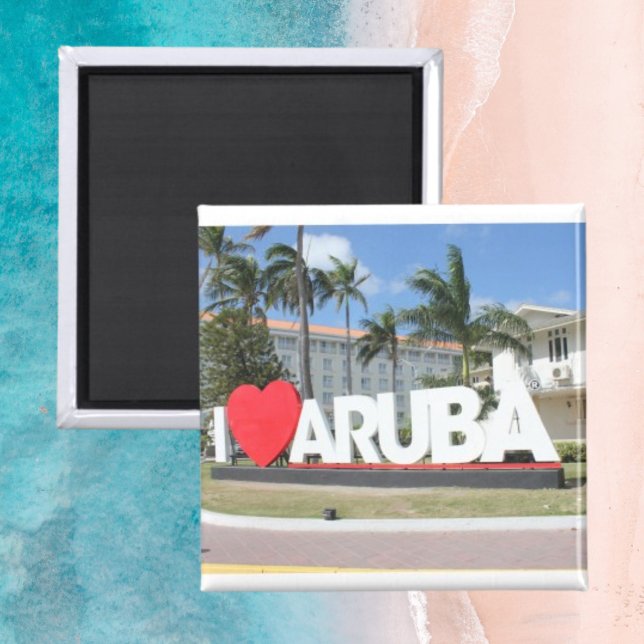 Imán Amo Aruba - Una isla feliz (Subido por el creador)
