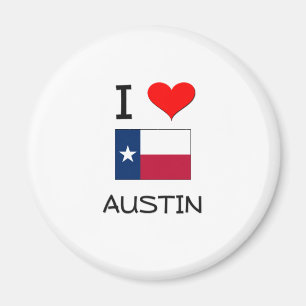 Imán Amo Austin Tejas