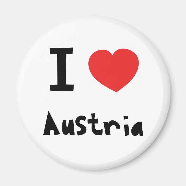 Imán Amo Austria (Frente)