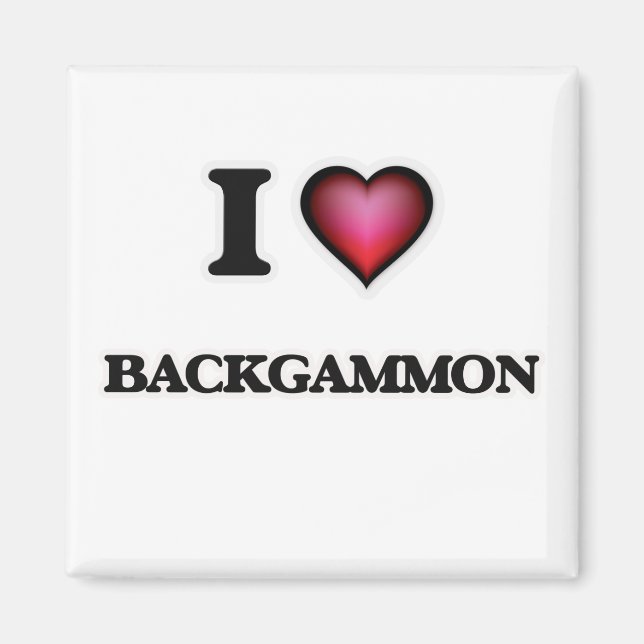 Imán Amo backgammon (Frente)