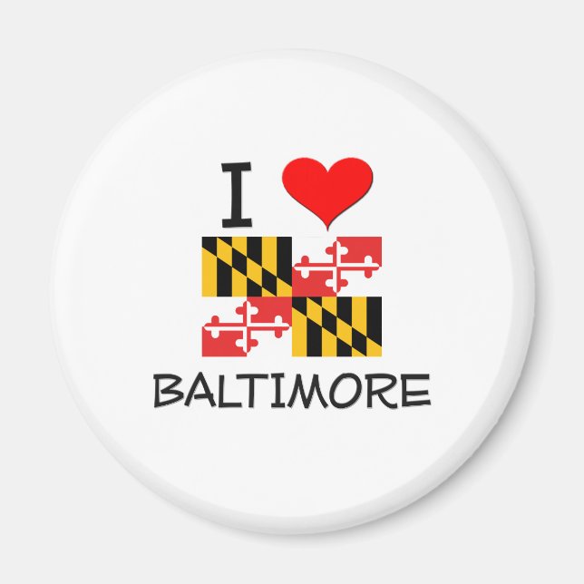 Imán Amo Baltimore Maryland (Frente)
