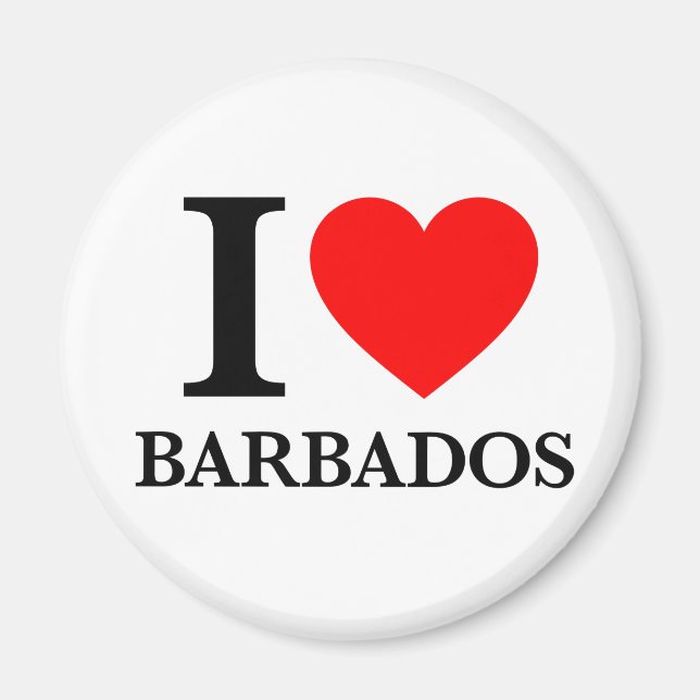 Imán Amo Barbados (Frente)