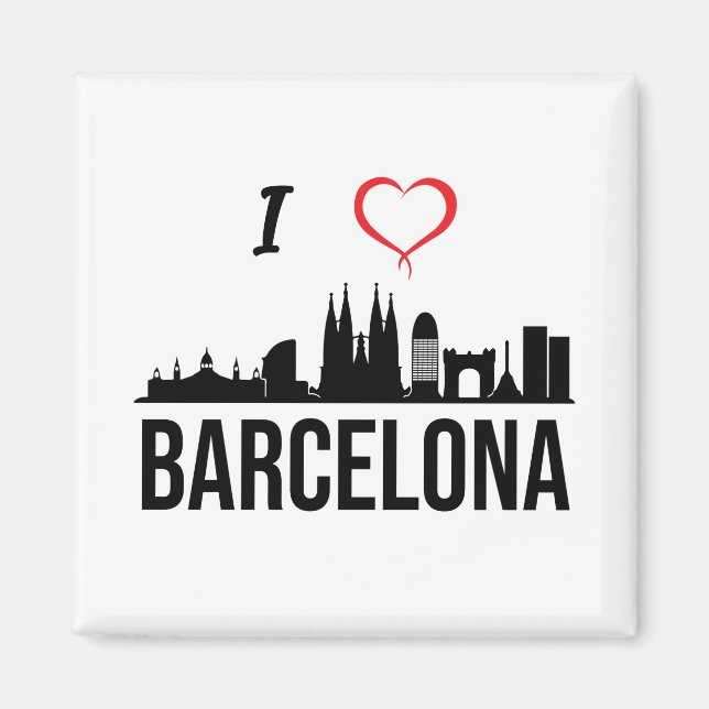 Imán Amo Barcelona España (Frente)