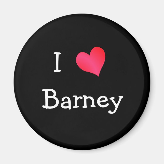 Imán Amo Barney (Frente)
