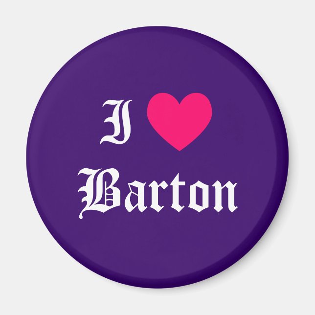 Imán Amo Barton (Frente)