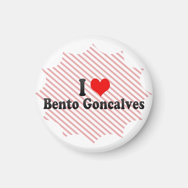 Imán Amo Bento Goncalves, Brasil (Frente)