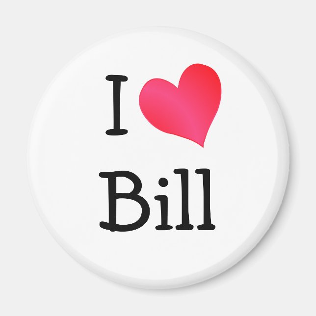 Imán Amo Bill (Frente)