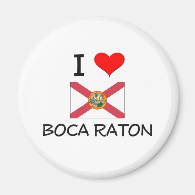 Imán Amo BOCA RATON Florida (Frente)