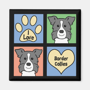 Imán Amo borderes collies