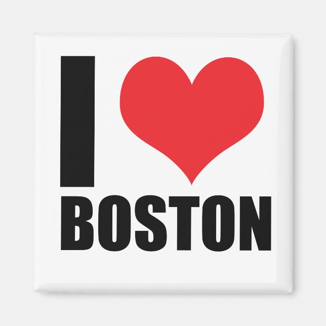 Imán Amo Boston (Frente)