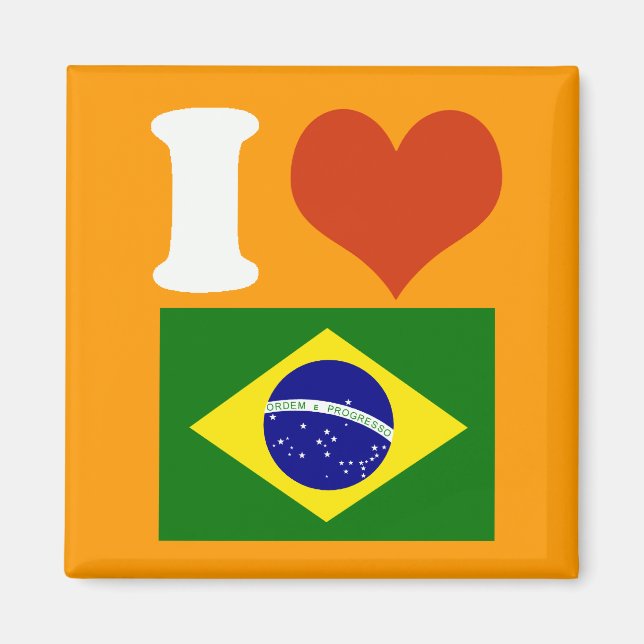 Imán Amo Brasil (Frente)