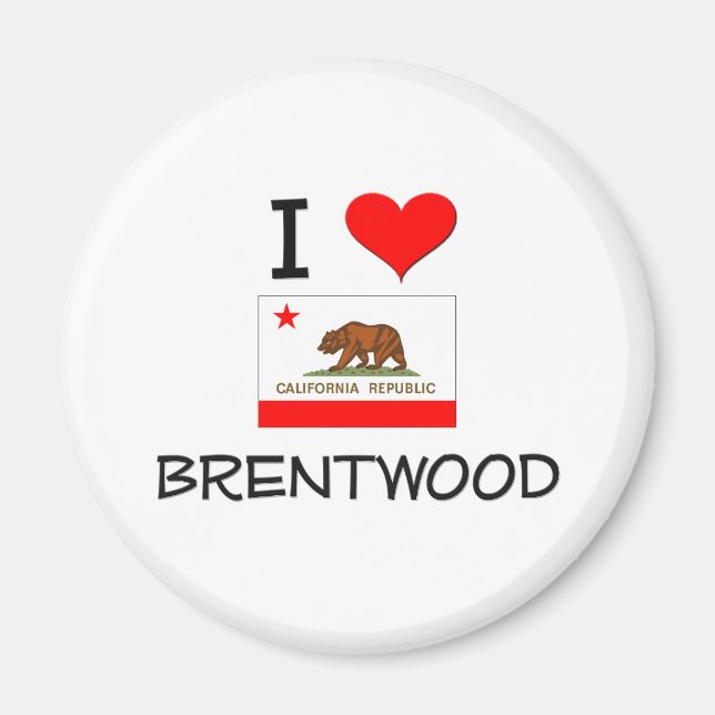Imán Amo BRENTWOOD California (Frente)
