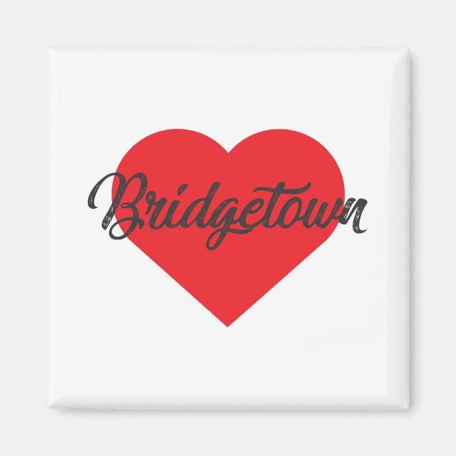 Imán Amo Bridgetown - Barbados (Frente)