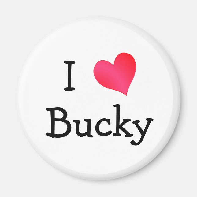 Imán Amo Bucky (Frente)