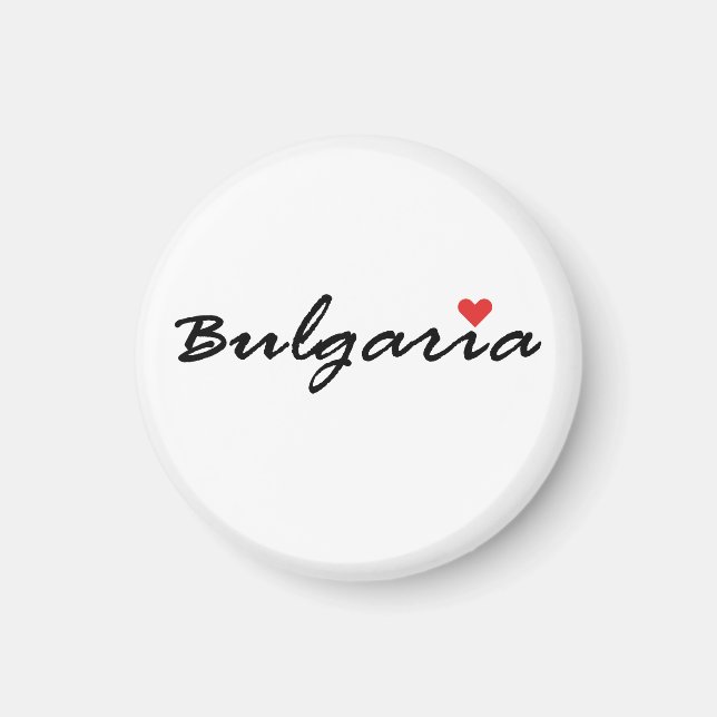 Imán Amo Bulgaria (Frente)