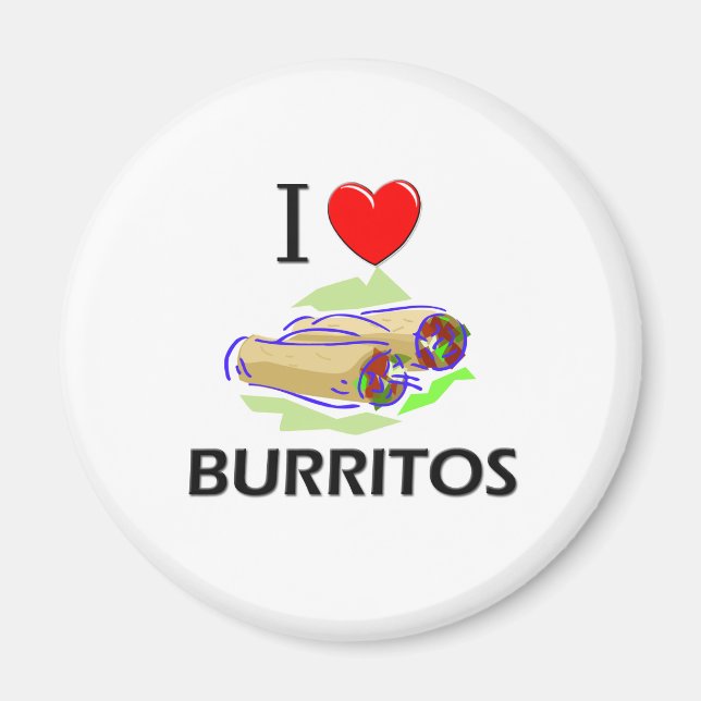 Imán Amo Burritos (Frente)