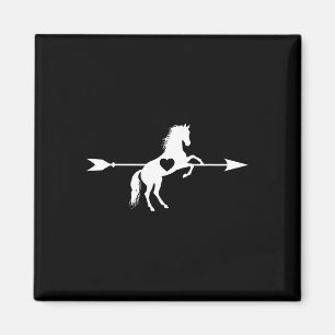 Imán Amo Caballo Flecha Cupido Caballo Caballo Caballos