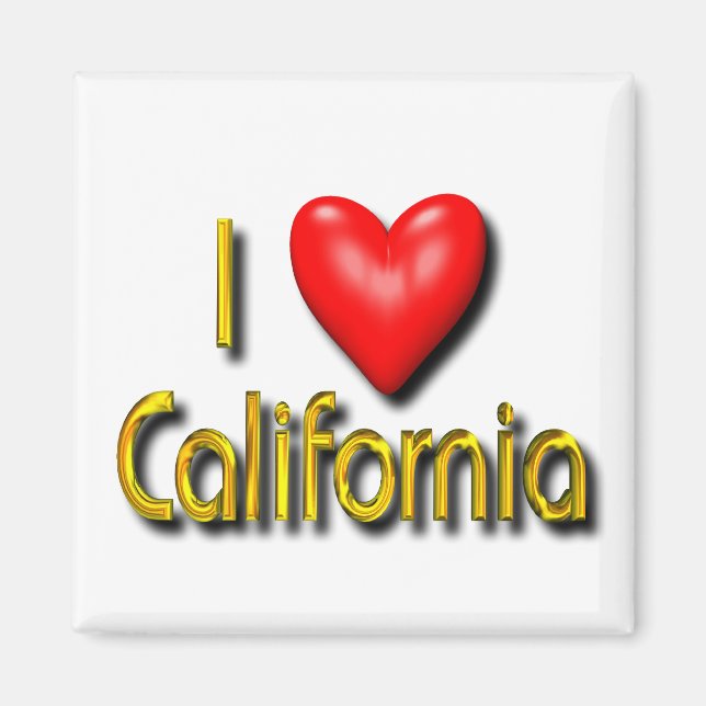 Imán Amo California (Frente)