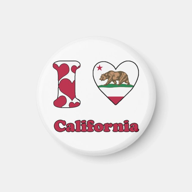 Imán Amo California (Frente)