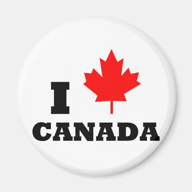 Imán Amo Canadá (Frente)