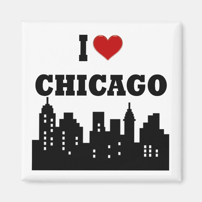 Imán Amo Chicago (Frente)
