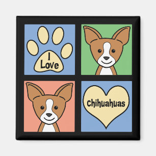 Imán Amo chihuahuas