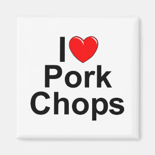 Imán Amo chuletas de cerdo (del corazón)