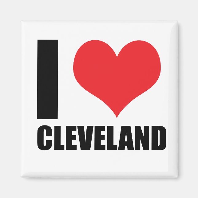 Imán Amo Cleveland (Frente)