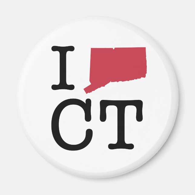 Imán Amo Connecticut (Frente)