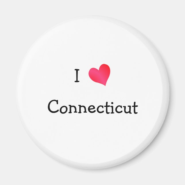 Imán Amo Connecticut (Frente)