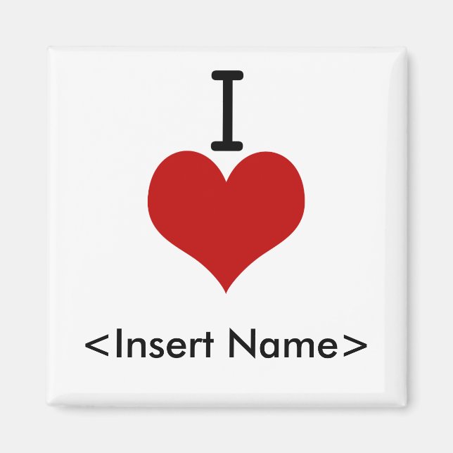 Imán Amo (corazón) (Frente)