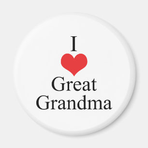 Imán Amo (corazón) a la gran abuela