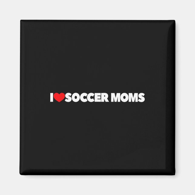 Imán Amo (corazón) a las mamás de fútbol (Frente)