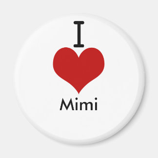Imán Amo (corazón) a Mimi