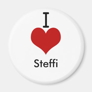 Imán Amo (corazón) a Steffi