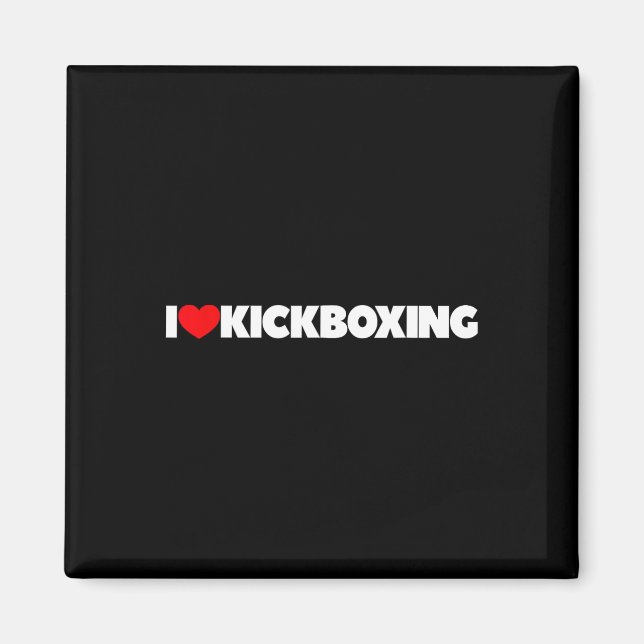 Imán Amo (corazón) Kickboxing (Frente)
