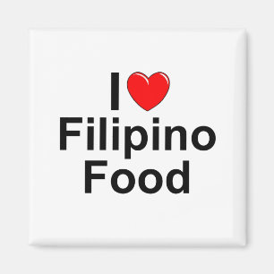 Imán Amo (corazón) la comida filipina