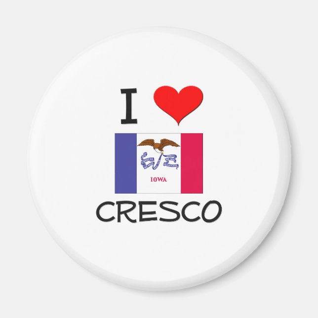 Imán Amo CRESCO Iowa (Frente)