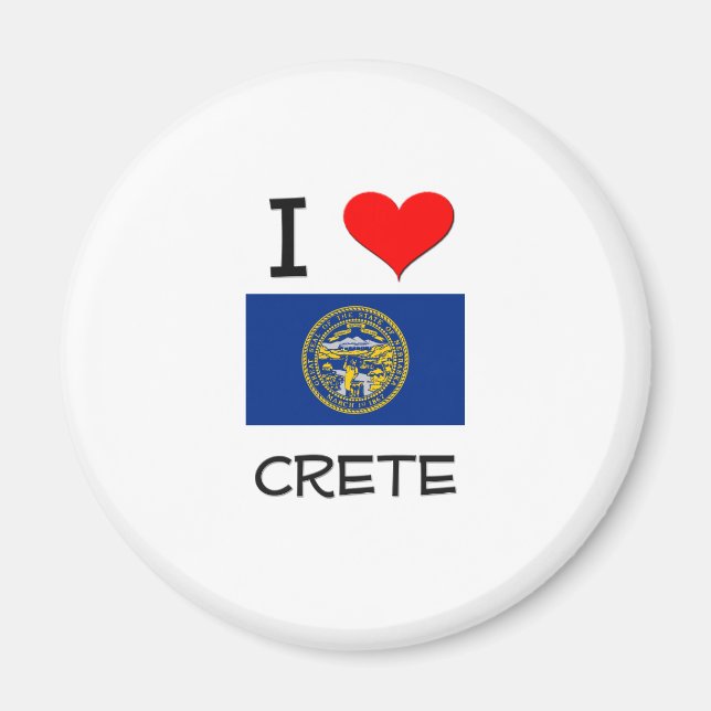 Imán Amo Crete Nebraska (Frente)