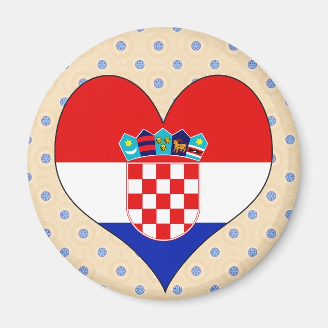 Imán Amo Croacia (Frente)