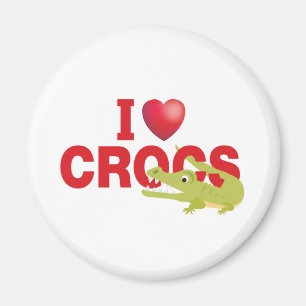Imán amo crocs