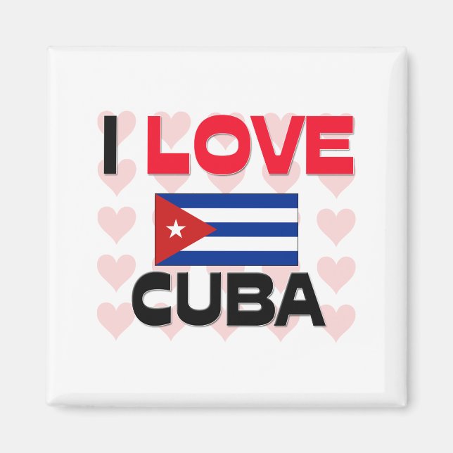 Imán Amo Cuba (Frente)