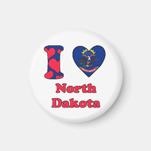 Imán Amo Dakota del Norte