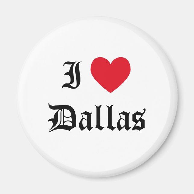 Imán Amo Dallas (Frente)