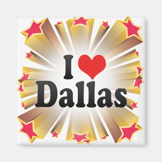 Imán Amo Dallas (Frente)