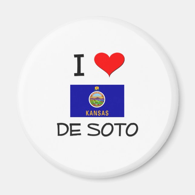 Imán Amo DE SOTO Kansas (Frente)
