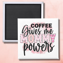 Imán Amo del café mamá dice regalos de moda rosados