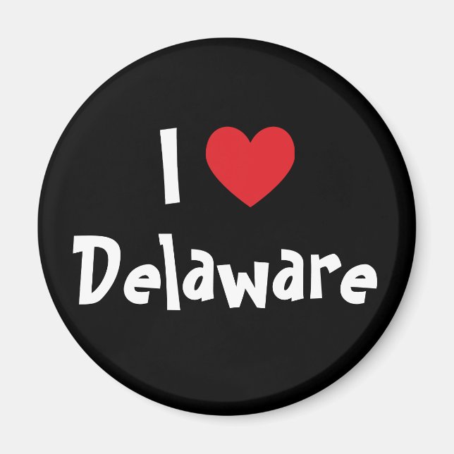 Imán Amo Delaware (Frente)