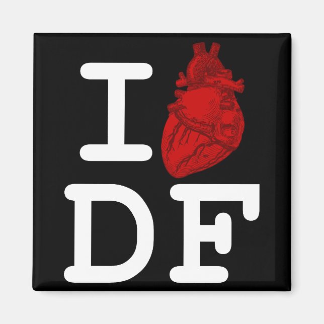 Imán Amo DF (Frente)